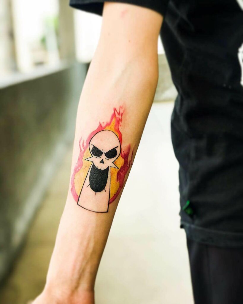 12+ Billy And Mandy Tattoo Ideas To Inspie You! 17 The Portrait of Grim Tattoo