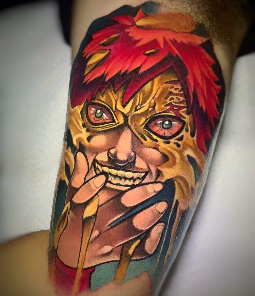 11+ Gaaras Tattoo Ideas That Will Blow Your Mind! 20 The Realistic Gaara X Sand Shield Tattoo