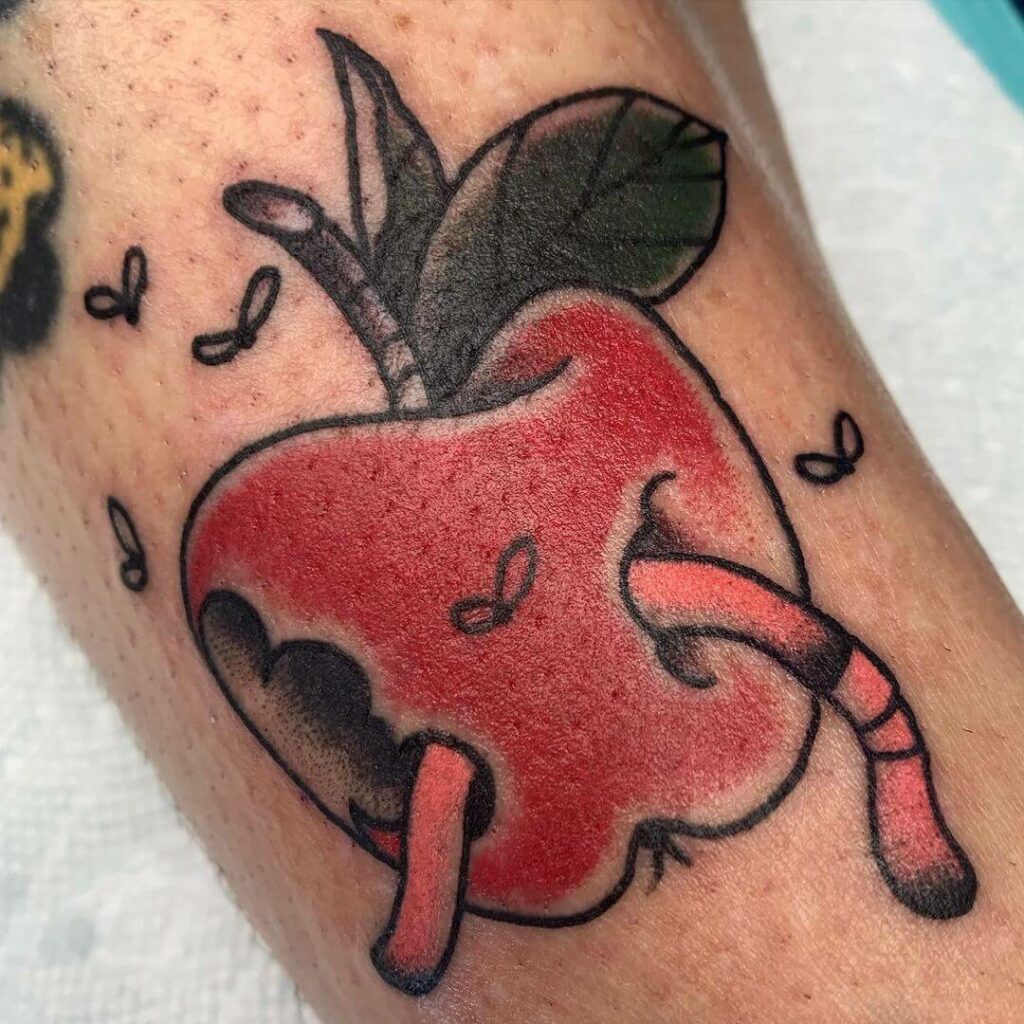 16 Latest Apple Tattoos To Inspire You In 2024! 17 The Rotten Apple Tattoo For The Bad Boys