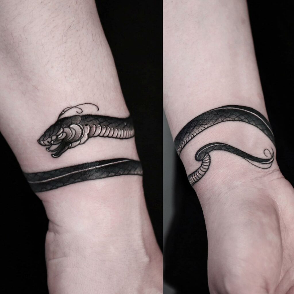 12+ Snake Tattoo On Wrist Ideas That Will Blow Your Mind! 12 The Snake Wrap On Wrist Tattoo