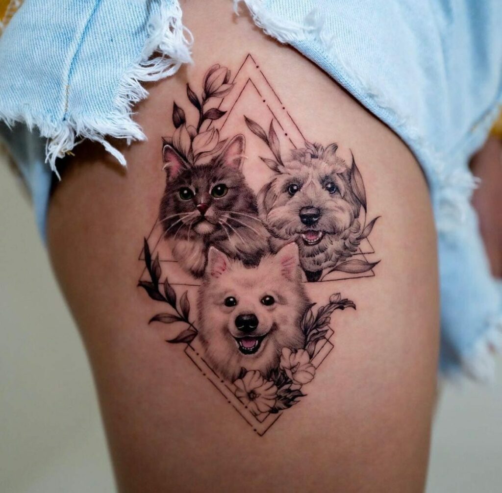 11+ Minimalist Small Cat Tattoo Ideas That Will Blow Your Mind! 14 The Sparking Cute Little Eyes