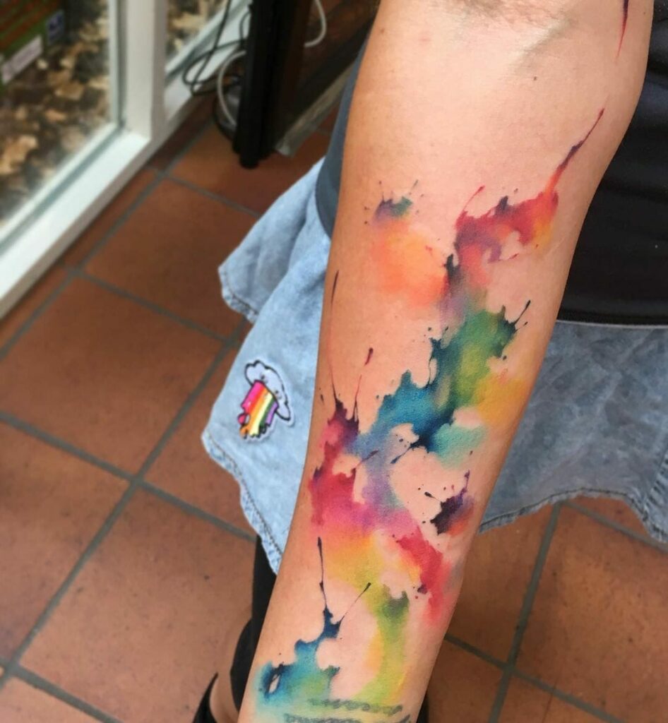 11+ Rainbow Tattoo Ideas You Have To See To Believe! 13 The Splash Of Colours