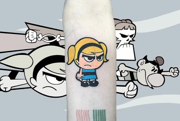 12+ Billy And Mandy Tattoo Ideas To Inspie You! 18 The Tattoo of Mandy as Blossom
