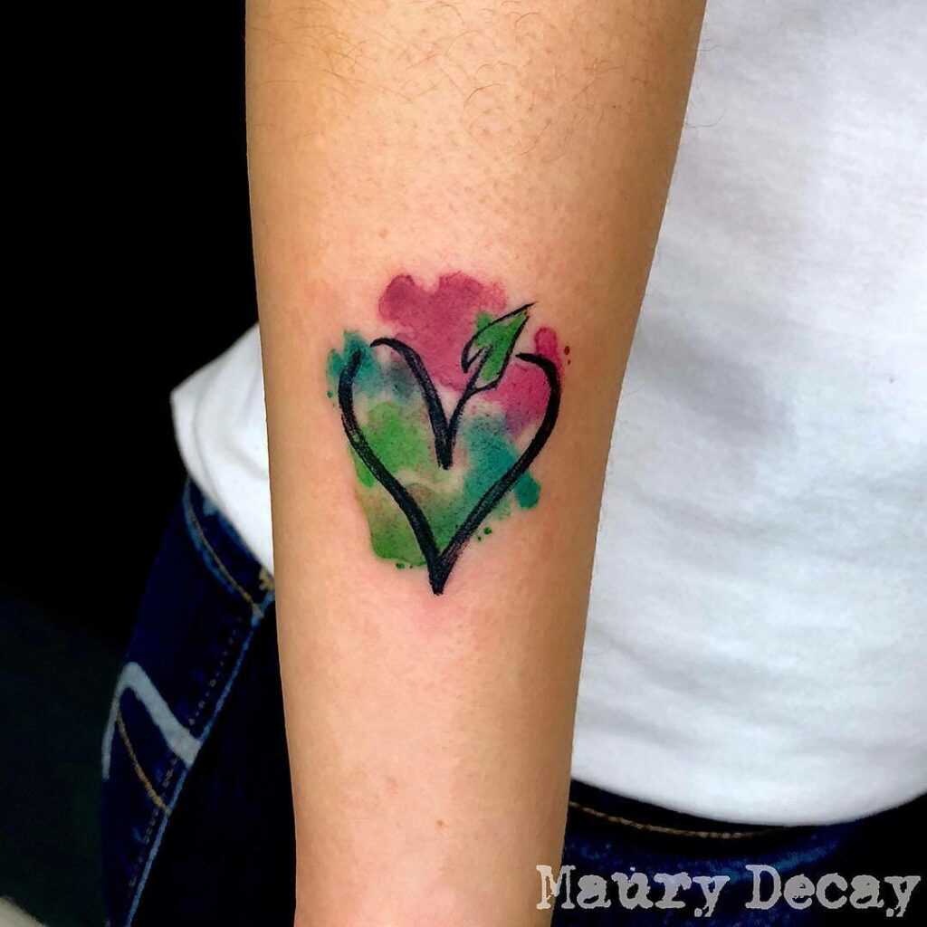 11+ Vegan Tattoo Ideas You Have to See to Believe! 17 The Vegan Heart Tattoo