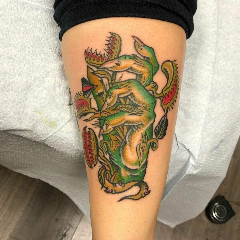 11+ Goosebumps Tattoo Ideas That Will Blow Your Mind! 19 The Venus Fly Trap Monster From Stay Out Of The Basement