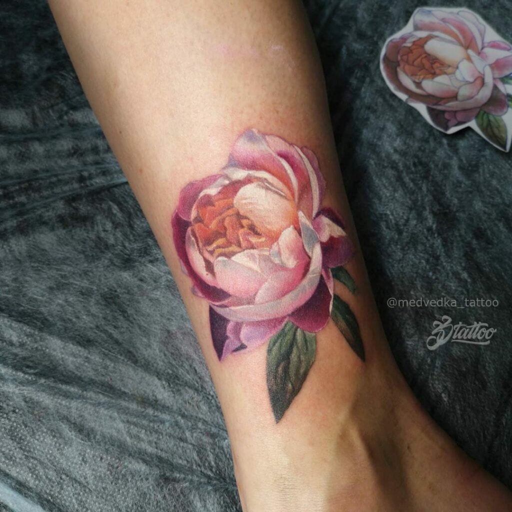 11+ Peonies Tattoo Ideas You Have To See To Believe! 18 The Watercolor Peony Tattoo