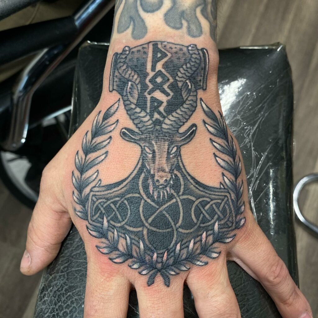 15+ Tattoo Viking Symbols That Will Blow Your Mind! 17 Thor's Hammer Viking Tattoos