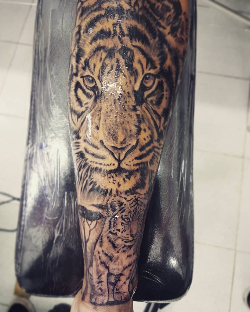 11+ Forearm Tiger Tattoo Ideas That Will Blow Your Mind! 15 Tiger Face Tattoo Ideas