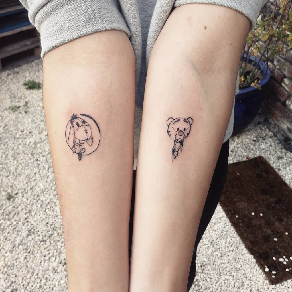 10+ Eeyore Tattoo Ideas You'll Have To See To Believe! 15 Tigger And Eeyore Tattoo