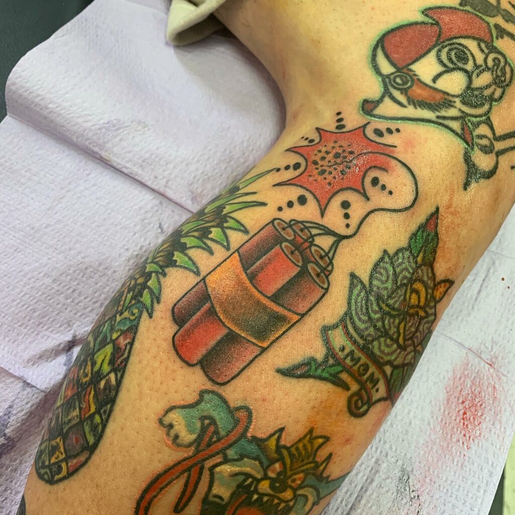 11+ Time Bomb Tattoo Ideas That Will Blow Your Mind! 15 Time Bomb Tattoo Davison