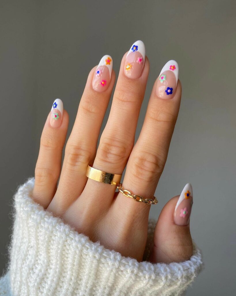 19 Latest Spring Nail Art Ideas To Try This Season 23 Tiny Flower Art Nails