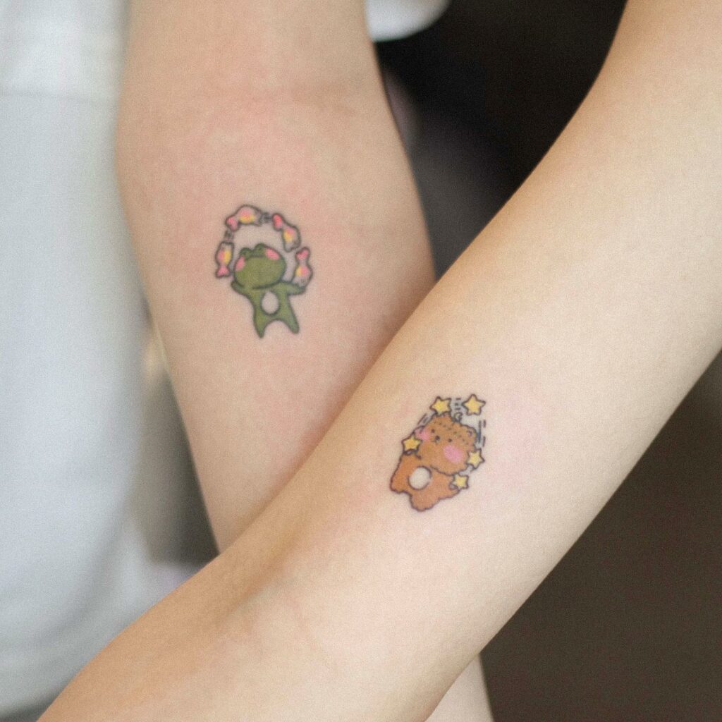 12+ Tiny Frog Tattoo Ideas To Inspire You 12 Tiny Frog On A Leaf Tattoo Designs For Everybody