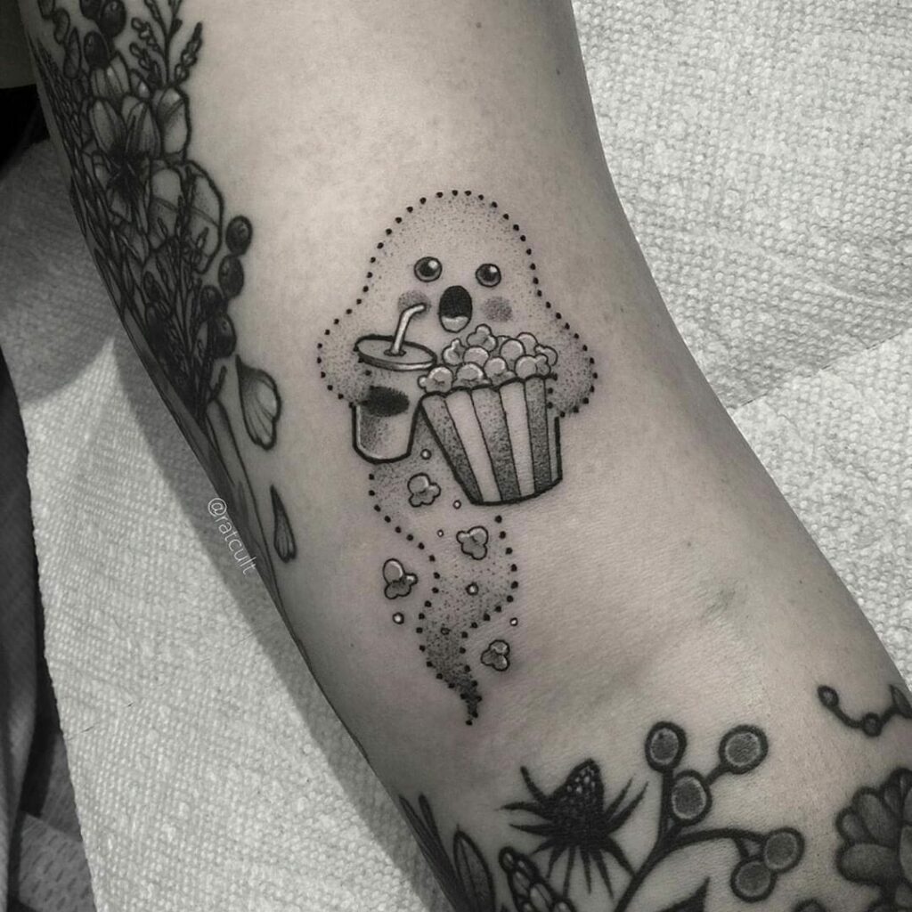 12 Tiny Ghost Tattoo Ideas To Inspire You! 19 Tiny Ghost Eating Tattoo