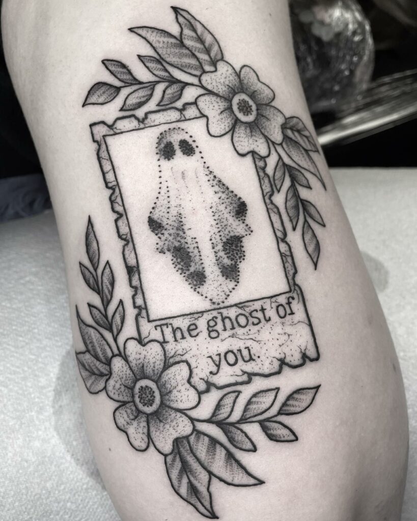 12 Tiny Ghost Tattoo Ideas To Inspire You! 10 Tiny Ghost Tattoo