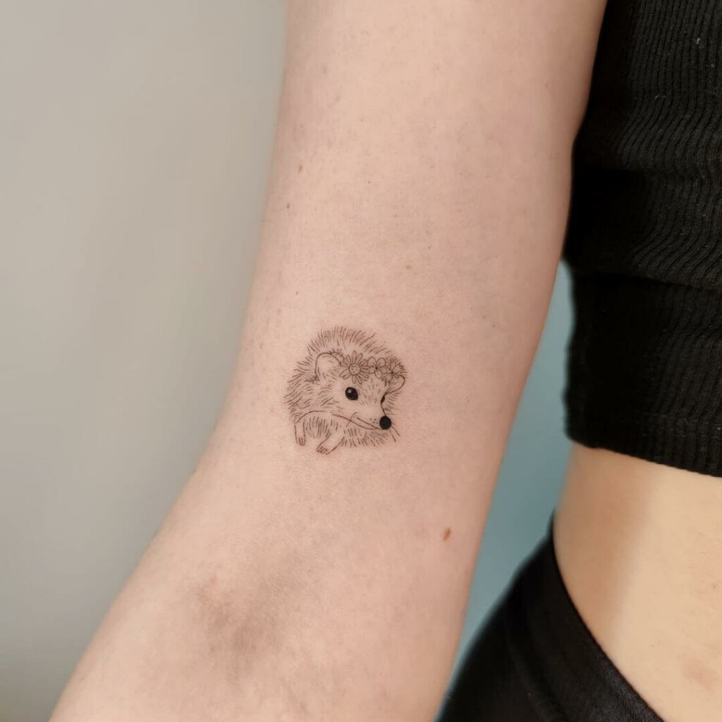 11+ Hedgehog Tattoo Ideas That Will Blow Your Mind! 13 Tiny Hedgehog Tattoo