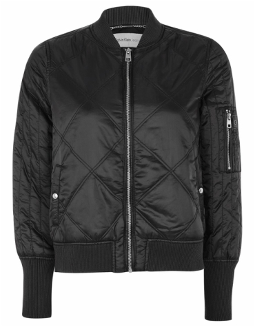 Topshop 90s Bomber by Calvin Klein £145 Calvin Klein black bomber jacket