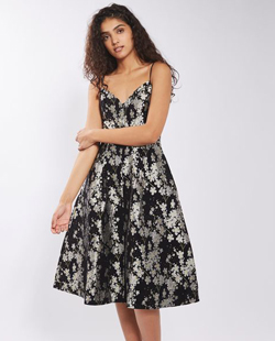 Topshop – Daisy Jaquard Midi Prom Dress £125 Topshop £125