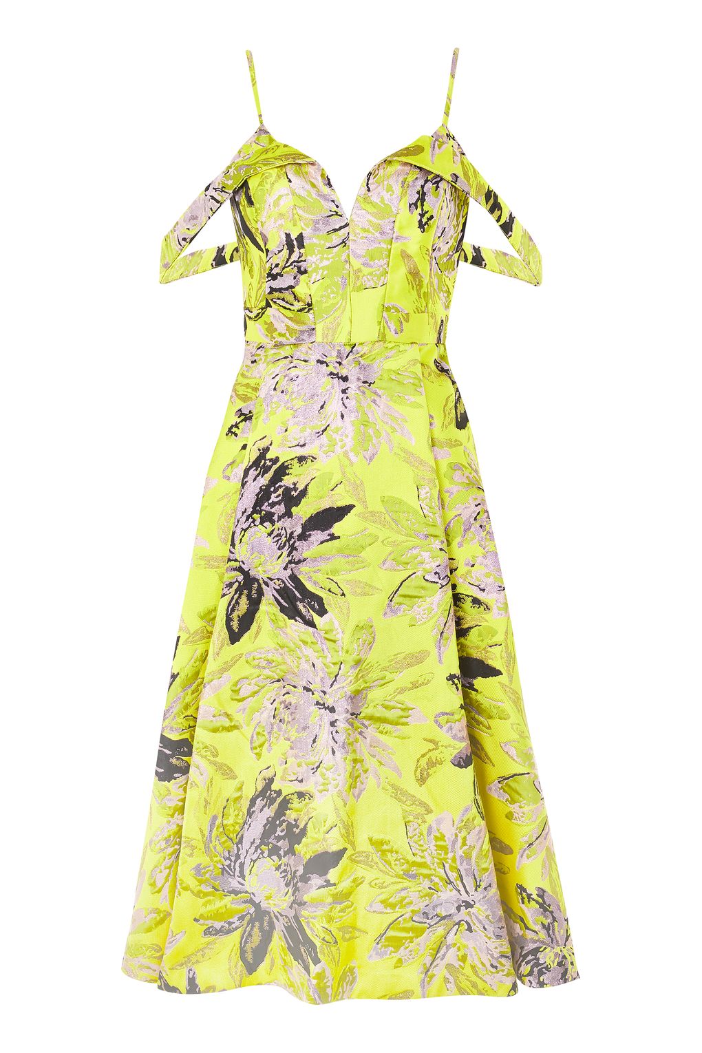 Topshop – Floral Jacquard Prom Midi Dress – £40 Floral Jacquard Prom Midi Dress - £40