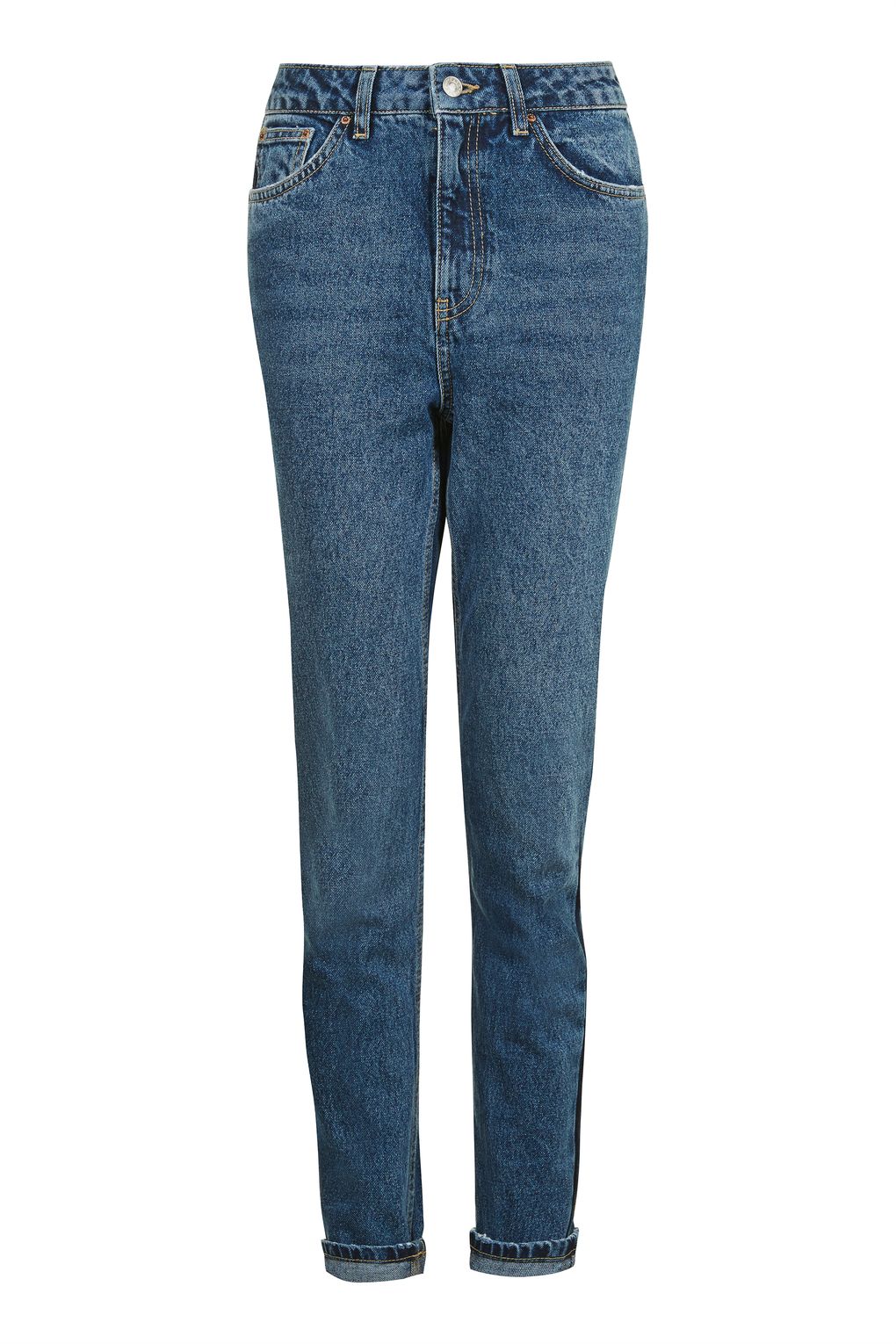 Topshop – MOTO Dark Blue Mom Jeans – £40 Dark Blue Mom Jeans