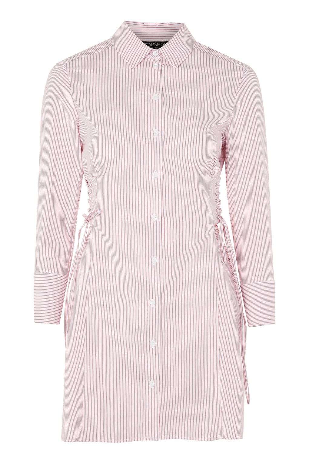 Topshop – Stripe Corset Shirt Dress – £42 Pink Stripe Corset Shirt Dress