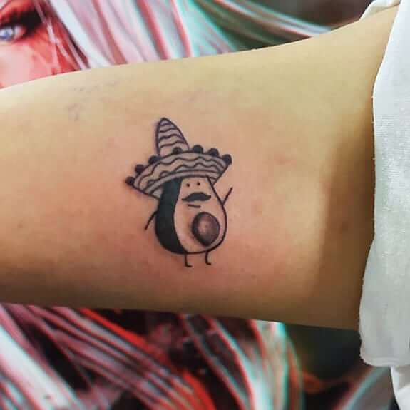 11+ Avocado Tattoo Ideas You'll Have To See To Believe! 15 Traditional Avocado Tattoo