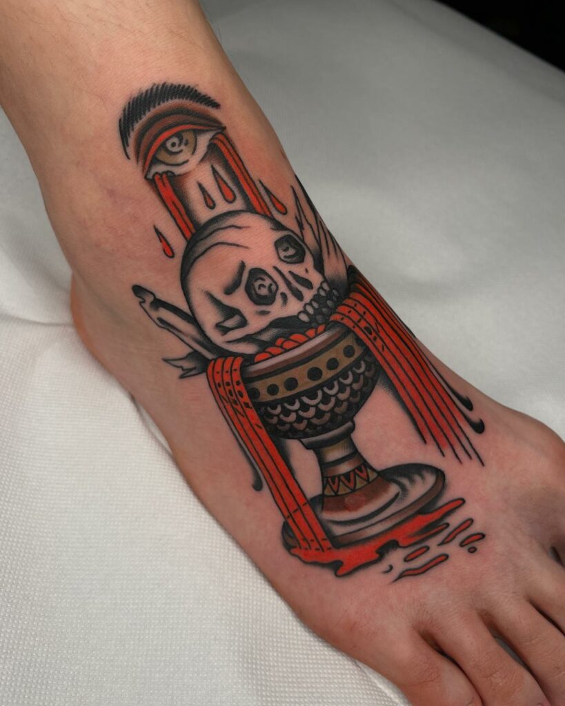 12+ Men Foot Tattoo Ideas That Will Blow Your Mind! 12 Traditional Foot Tattoo Ideas For Men