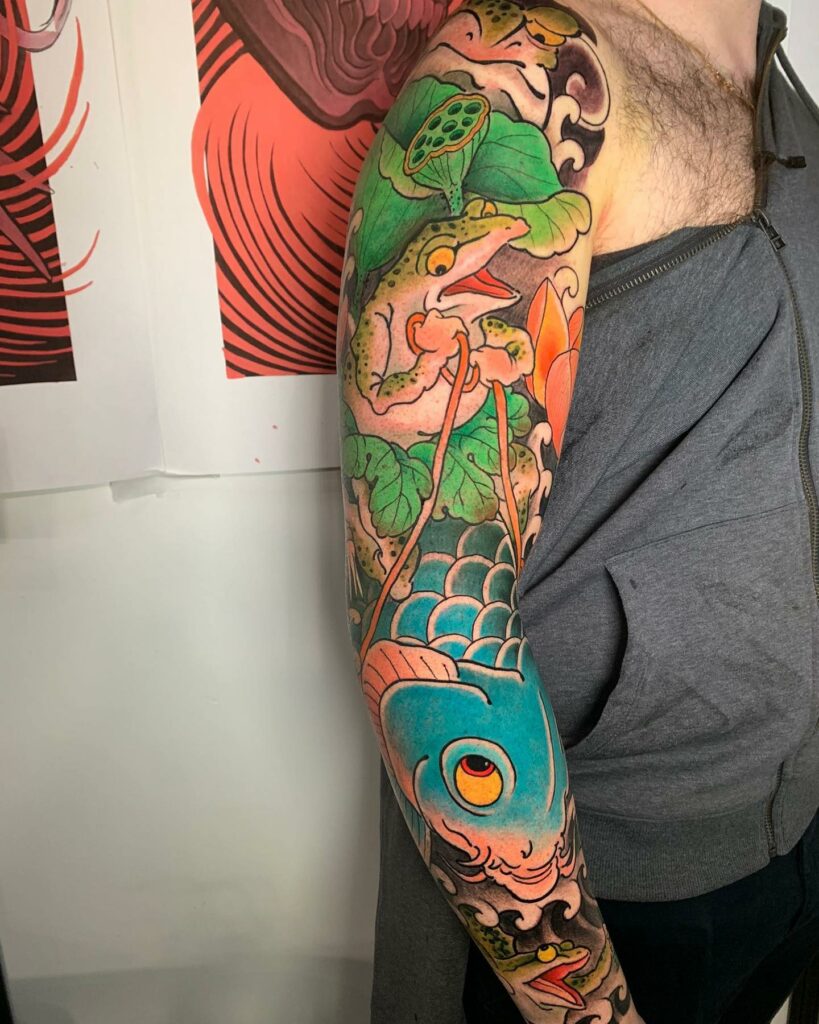 12+ Tiny Frog Tattoo Ideas To Inspire You 16 Traditional Frog tattoo Ideas For Tree Frog Lovers