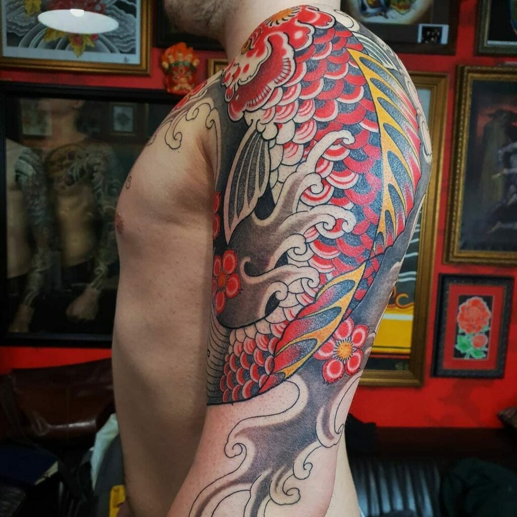 11+ Japanese Traditional Tattoo Ideas You Have To See To Believe! 17 Traditional Japanese Koi Tattoo