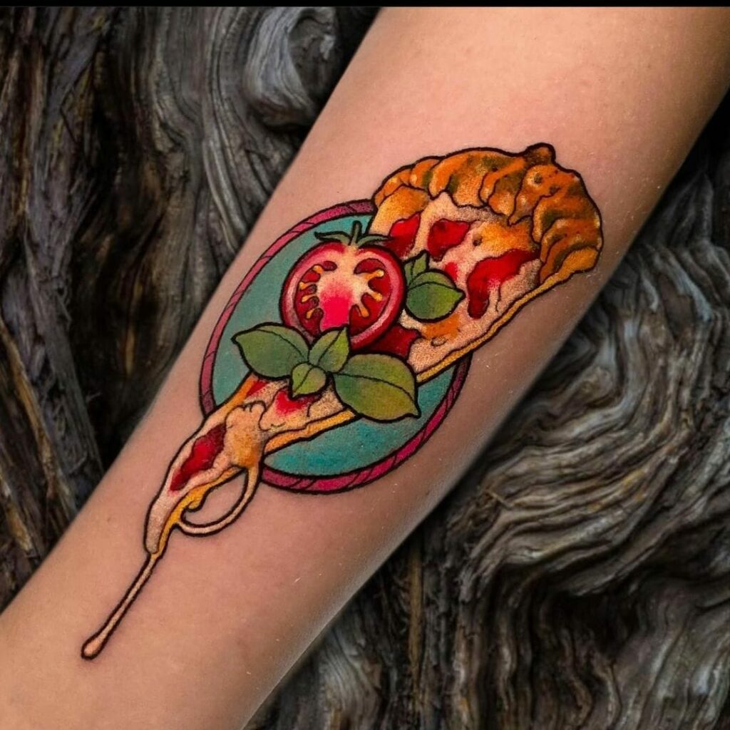 11+ Pizza Tattoo Ideas You Have To See To Believe! 15 Traditional Pizza Tattoo