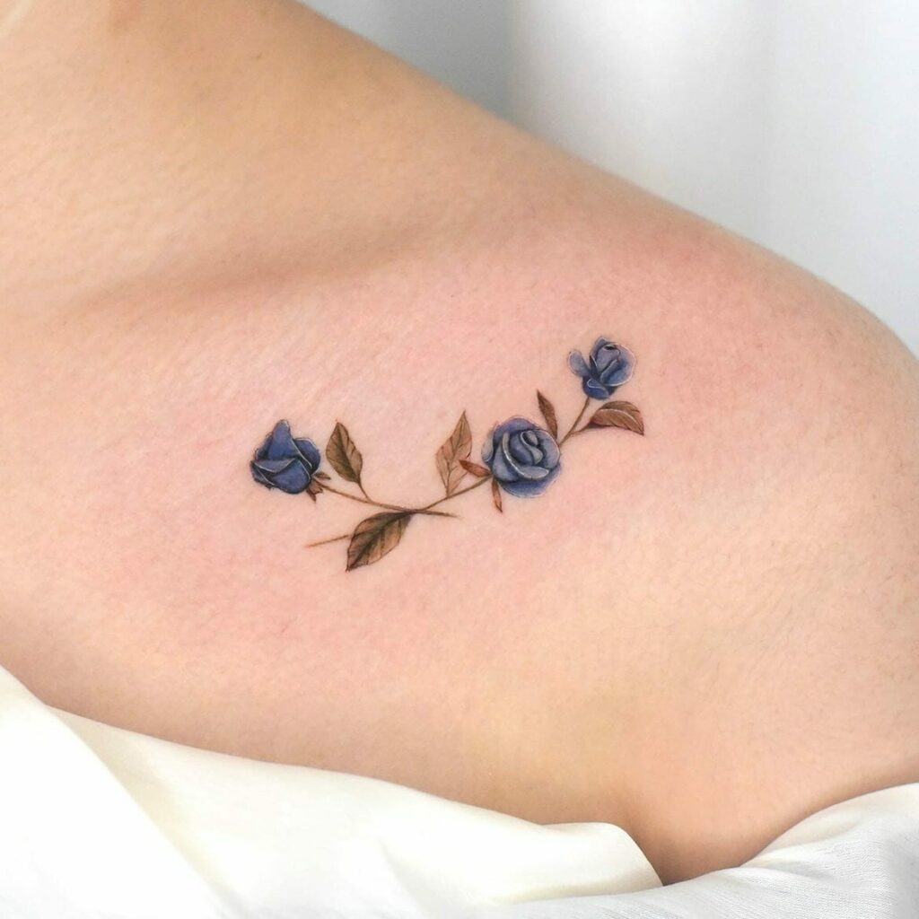 10+ Shoulder Rose Tattoo Ideas That Will Blow Your Mind! 16 Traditional Rose Shoulder Tattoos For Women