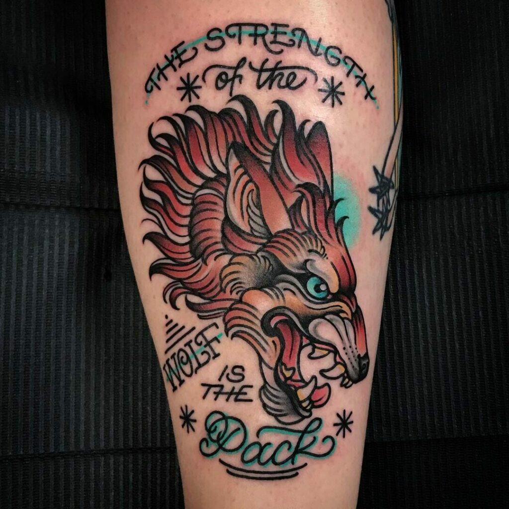 11+ Wolf Pack Tattoo Ideas You Have To See To Believe! 16 Traditional Wolf Pack Tattoo Ideas