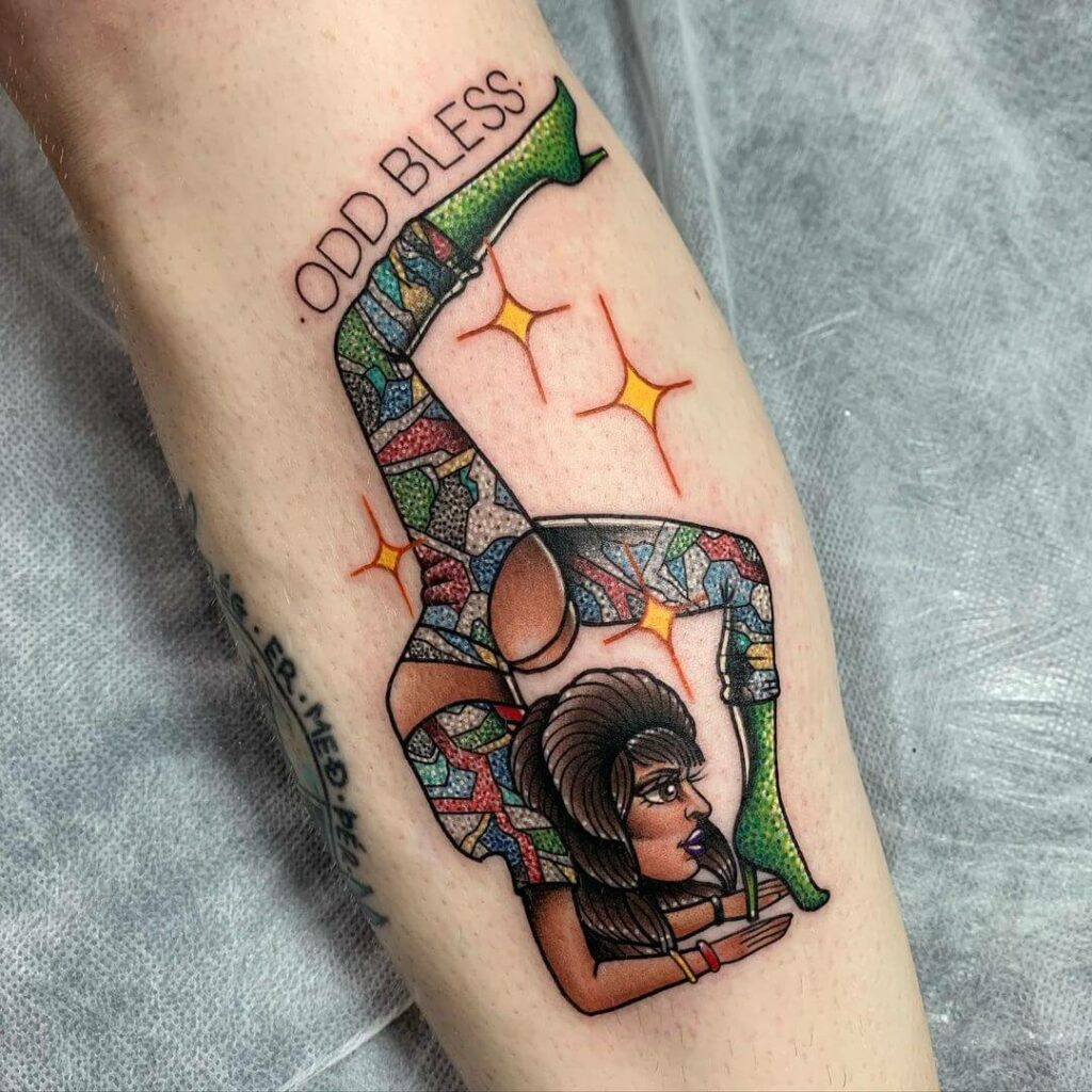 11+ Drag Race Tattoo Ideas That Will Blow Your Mind! 19 Tree Drag Queen Tattoo