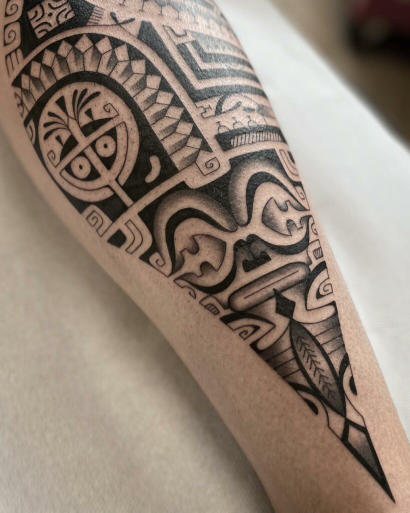10+ Mens Calf Tattoo Ideas That Will Blow Your Mind! 12 Tribal Leg Tattoo For Men