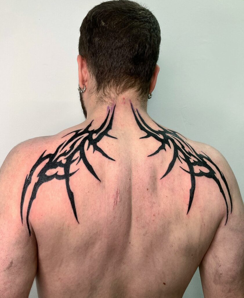 11+ Back Neck Tattoo Men That Will Blow Your Mind! 11 Tribal Neck Tattoo For Men