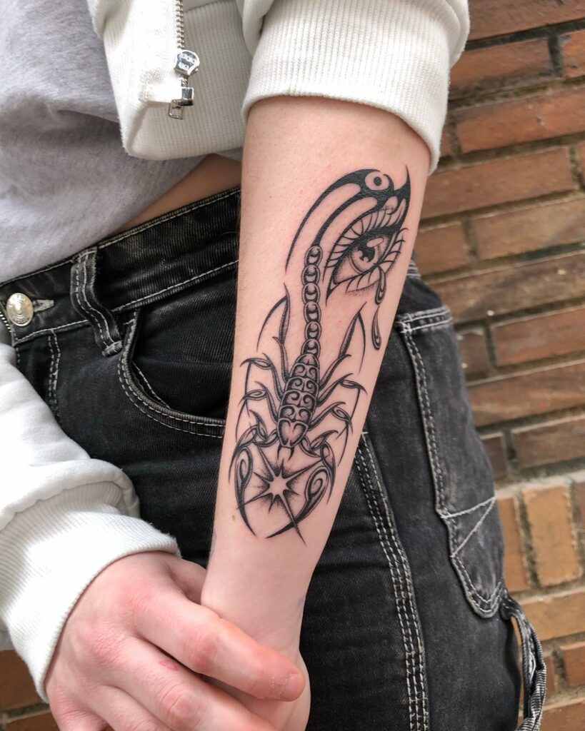 11+ Girly Scorpion Tattoo Ideas That Will Blow Your Mind! 12 Tribal Scorpion Tattoo ideas