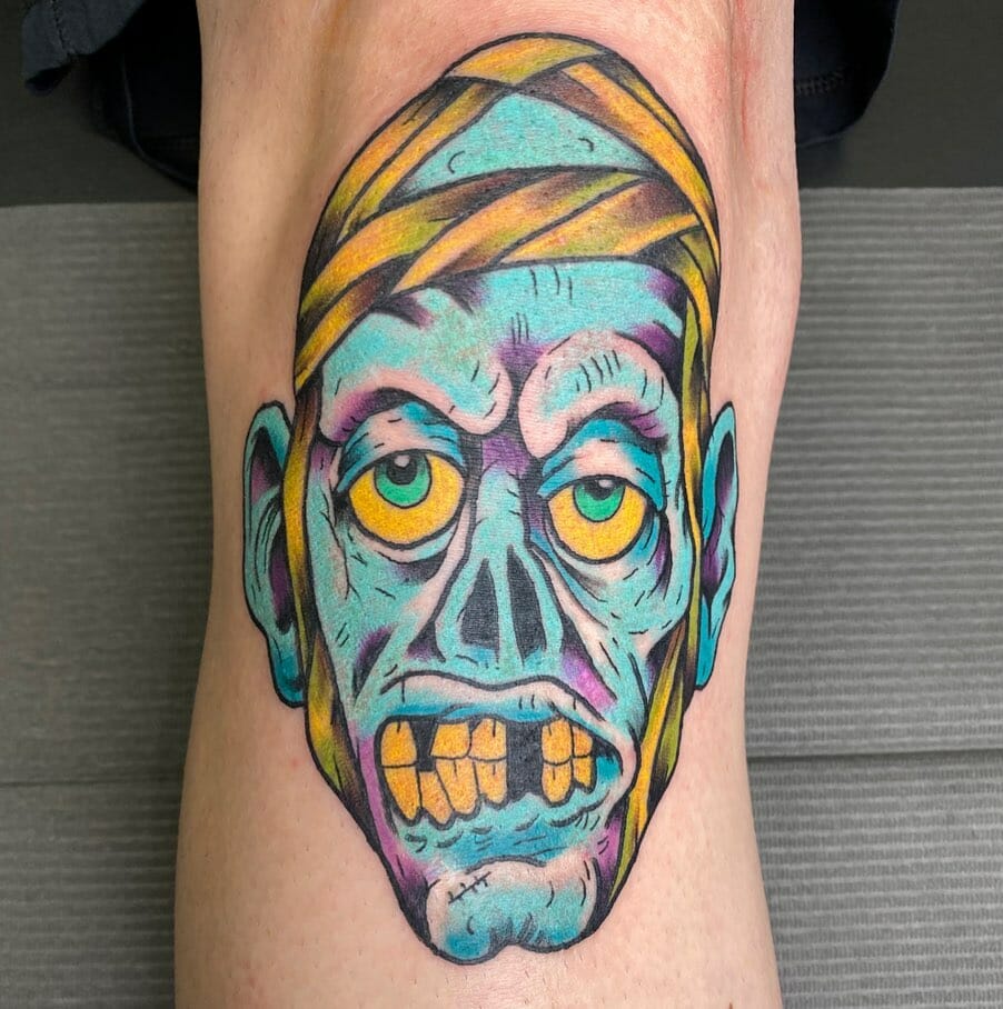 11+ Spooky Rob Zombie Tattoo Designs that can be your favorite this season! 13 Tribal faced Rob Zombie tattoo