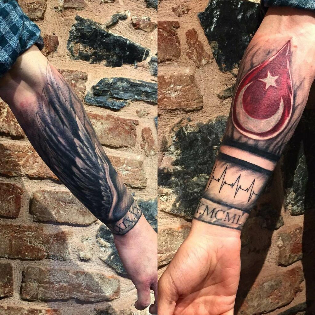 12+ Country Sleeve Tattoo Ideas To Inspire You 20 Turkey Whole Arm Tattoo