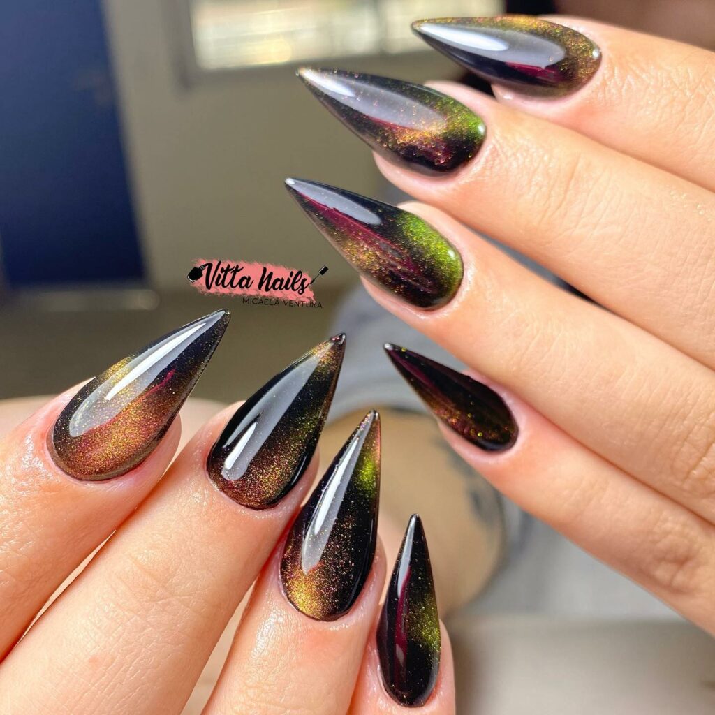 Captivating Cat-Eye Nail Designs to Try in 2024 π» 49 Twilight Sparkle