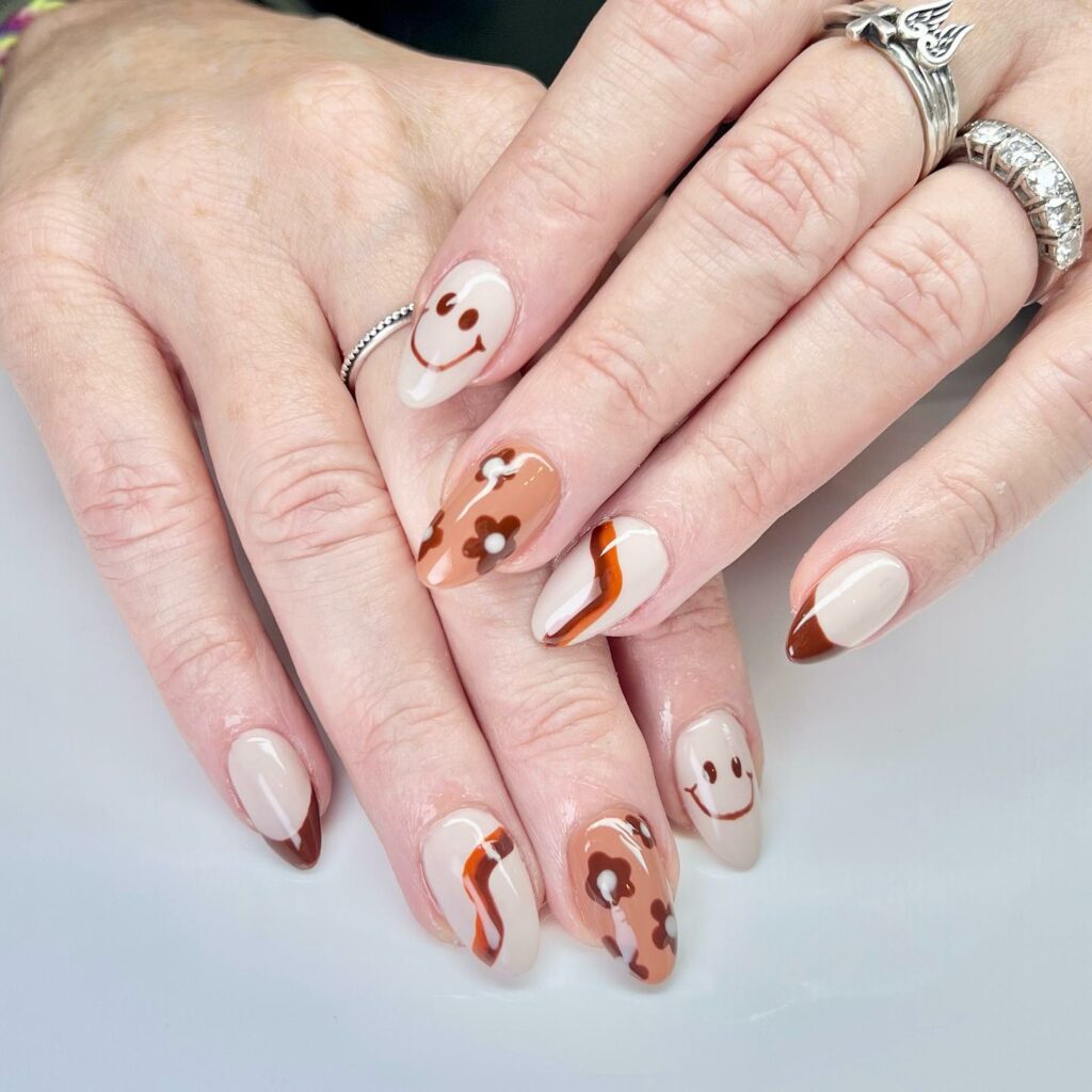 Try Out 40 Simple and Elegant Nail Designs for 2024 12 Two-Fold Chic