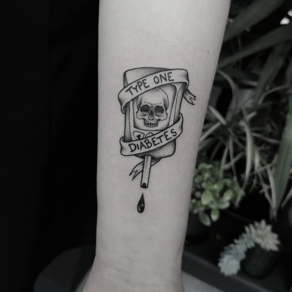 12+ Diabetic Tattoo Ideas That Will Blow Your Mind! 12 Type 1 Diabetic Tattoo