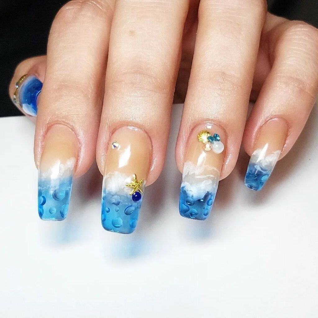 Get Playful with 40 Jelly Nail Designs for 2024 34 Under the Sea