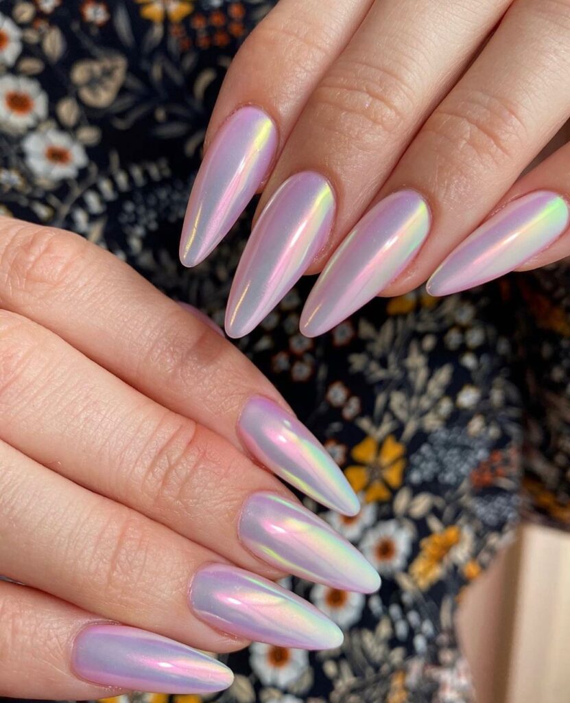 Captivating Cat-Eye Nail Designs to Try in 2024 π» 45 Unicorn cat eye nails