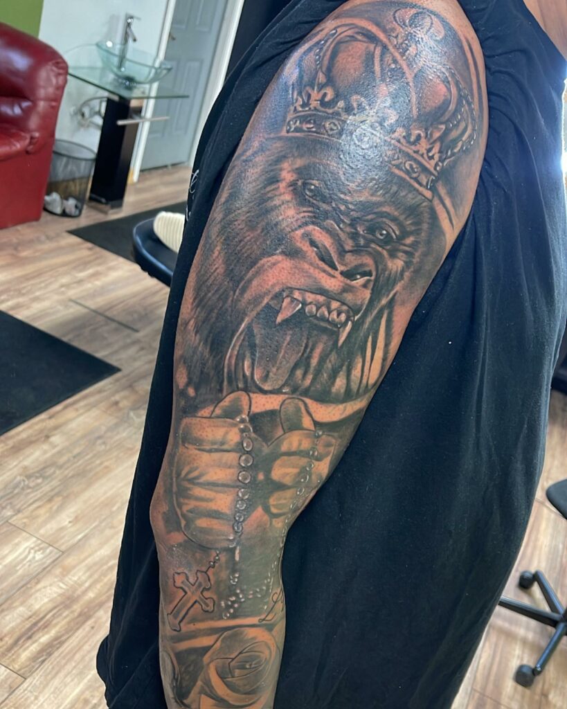12+ Hand Rosary Tattoo Ideas To Inspire You 18 Unique Big Ape Real Rosary Tattoo Designs