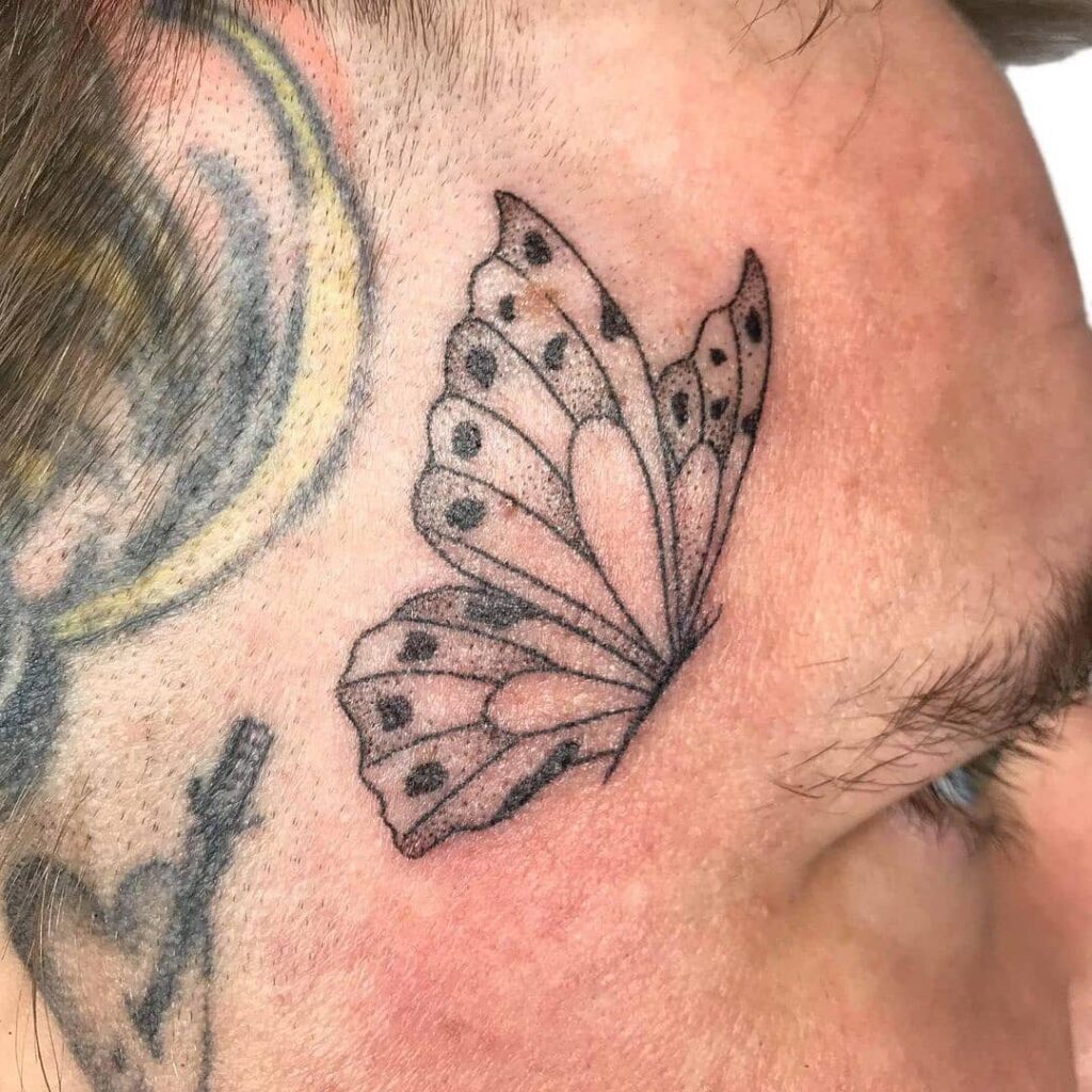 11+ Butterfly Face Tattoo Ideas That Will Blow Your Mind! 20 Unique Butterfly Tattoos