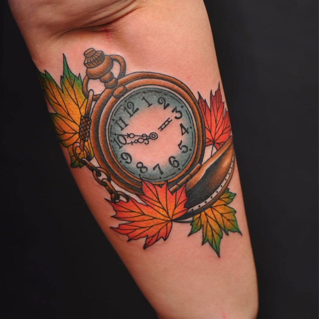 21+Clock Tattoo Ideas To Inspire You! 22 Unique Clock Tattoo ideas