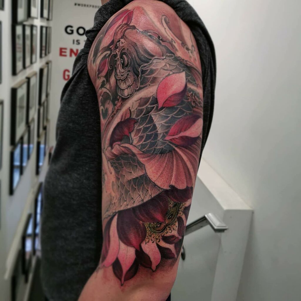 11+ Unique Upper Arm Half Sleeve Tattoo Ideas That Will Blow Your Mind! 10 Unique Upper Arm Half Sleeve Tattoo
