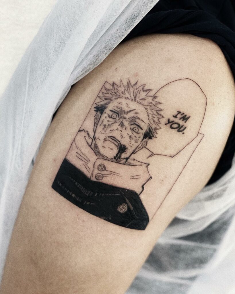 12+ Sexy Anime Tattoos Ideas To Inspire You! 16 Upper Arm Anime Tattoo Ideas
