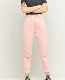 Urban Outfitters BDG Worn Pink Mom Jeans Urban Outfitters BDG Worn Pink Mom Jeans