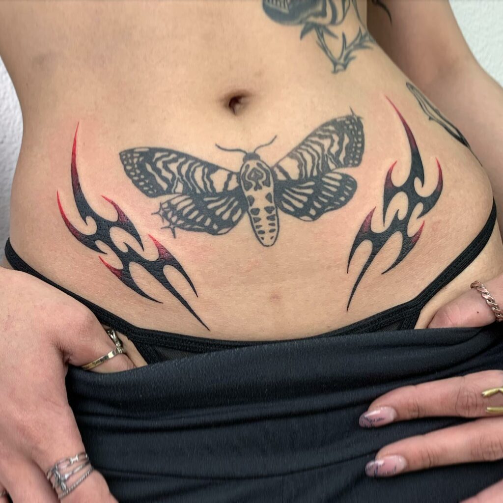 10+ V Line Tattoo Ideas That Will Blow Your Mind! 10 V Line Tattoo Ideas