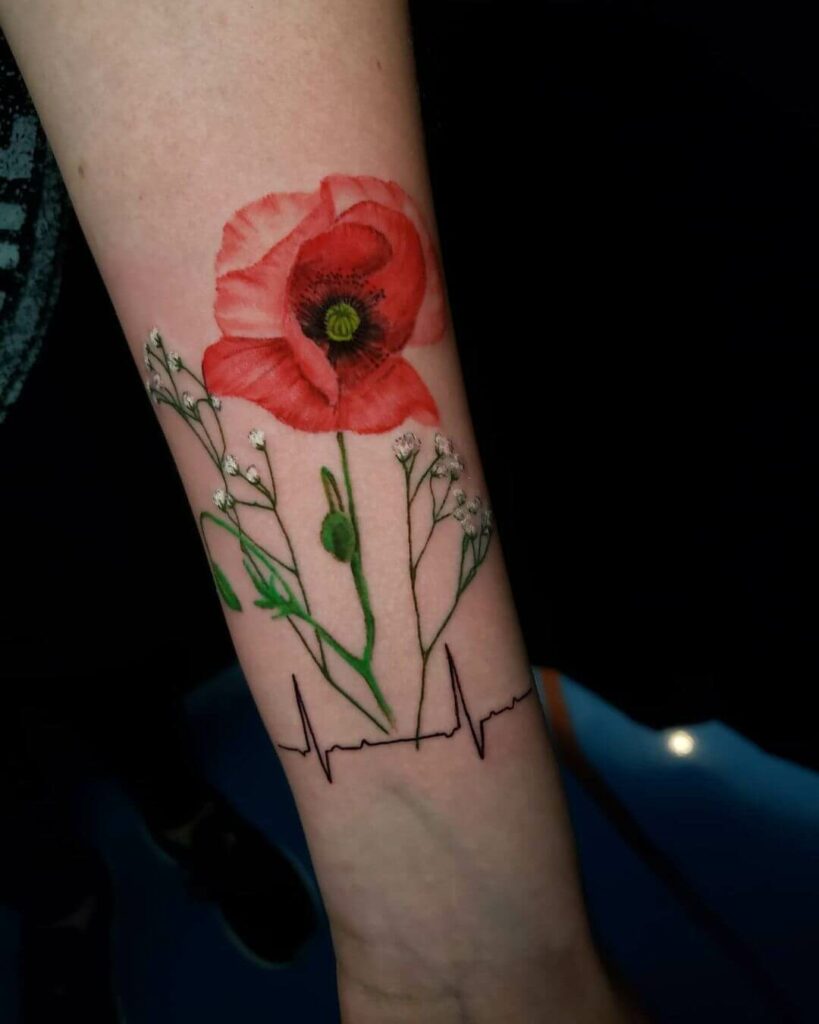 10+ Baby's Breath Tattoo Ideas You'll Have To See To Believe! 14 Vibrant Baby's Breath Tattoo